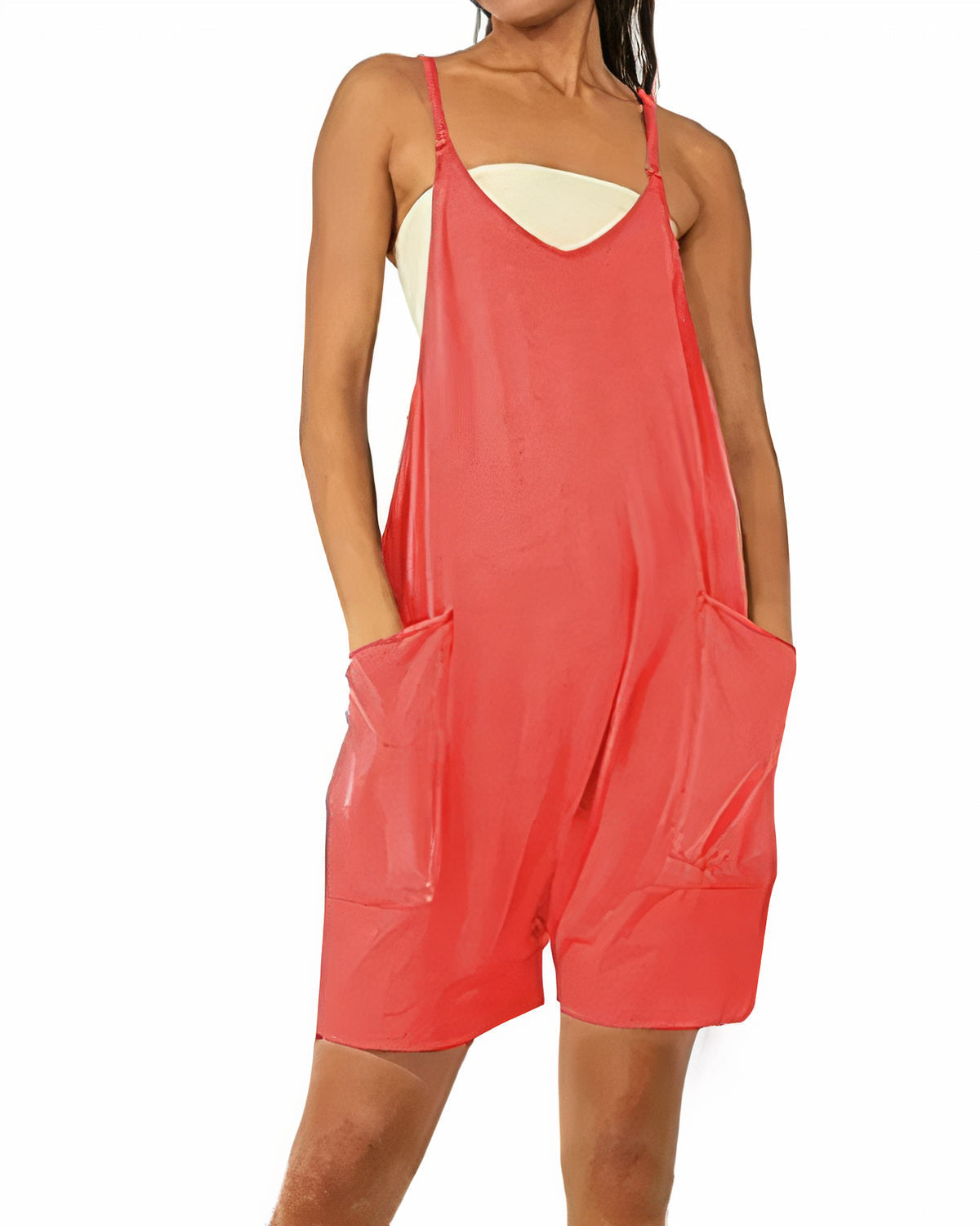 Sommerlig jumpsuit med lommer