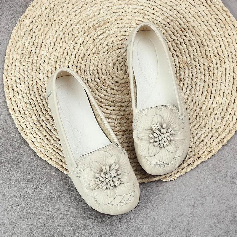 Kvinners klassiske uformelle slip-on loafer - ergonomiske sko