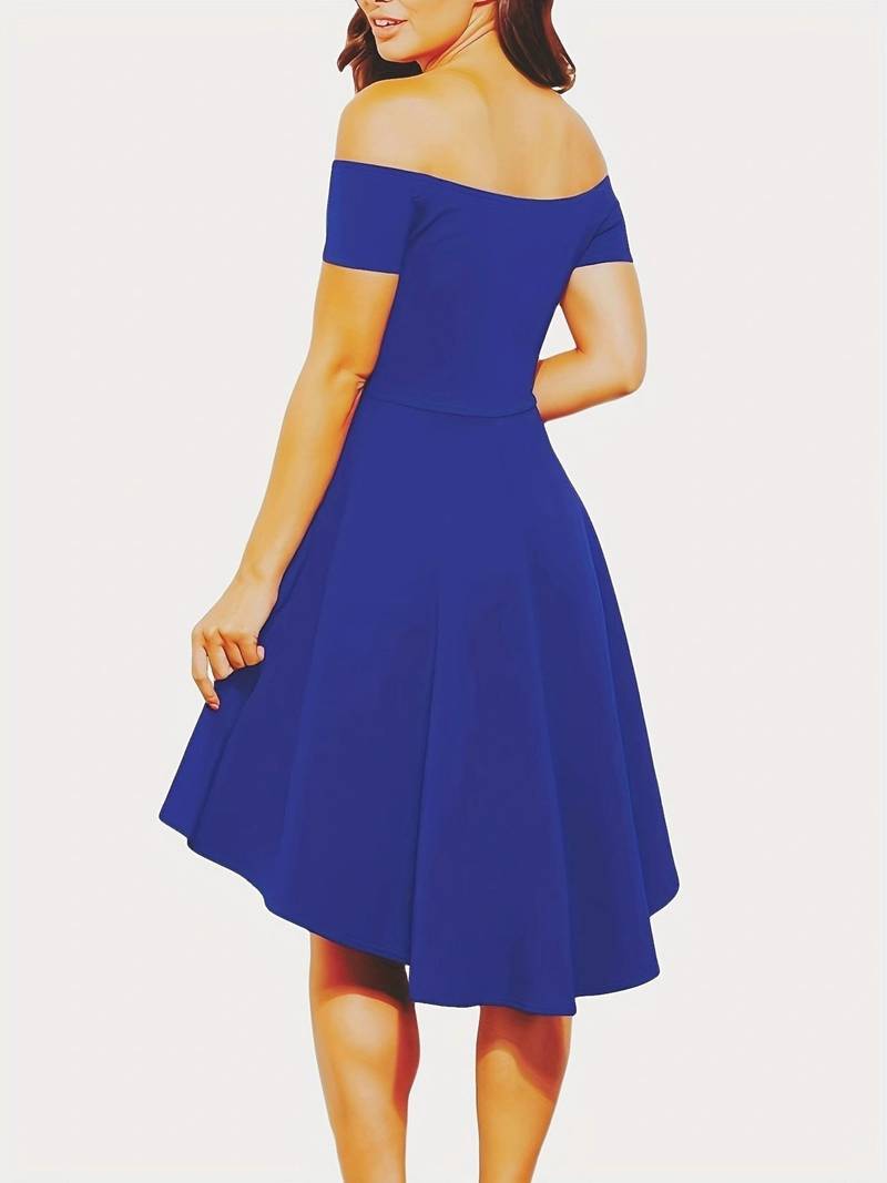 Elegant kjole uten skuldre