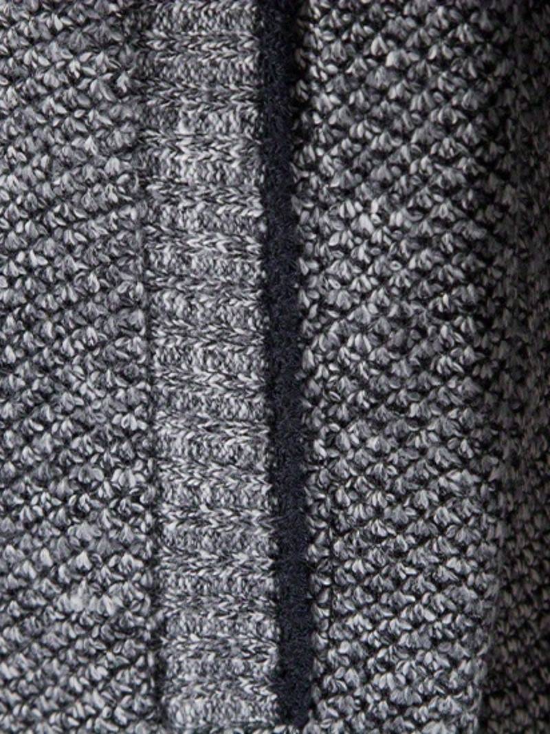 Varm jakke med glidelås for menn