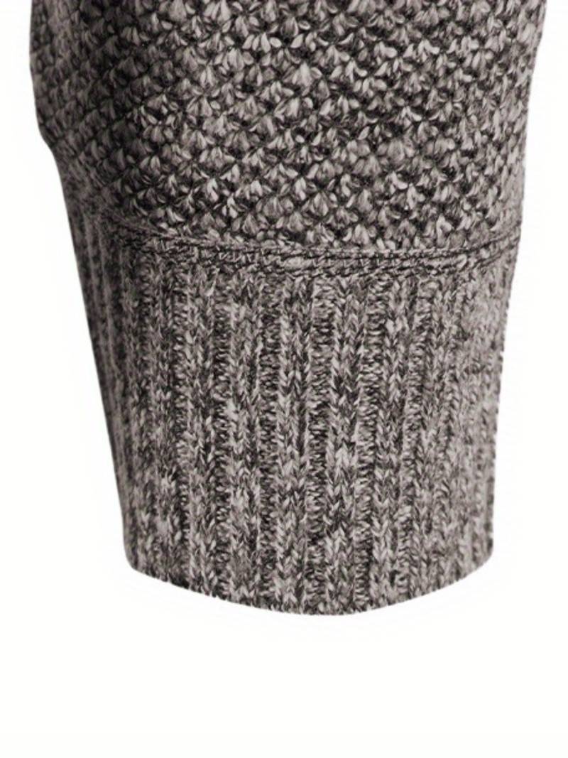 Varm jakke med glidelås for menn