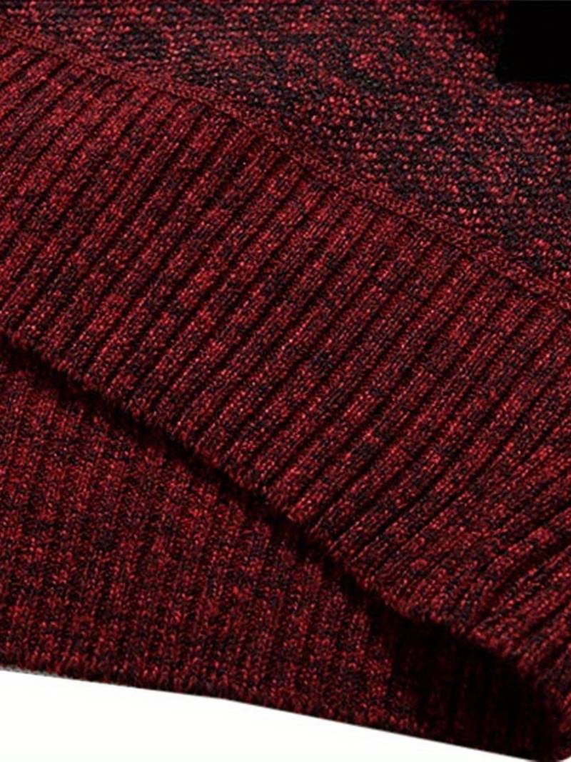 Varm jakke med glidelås for menn