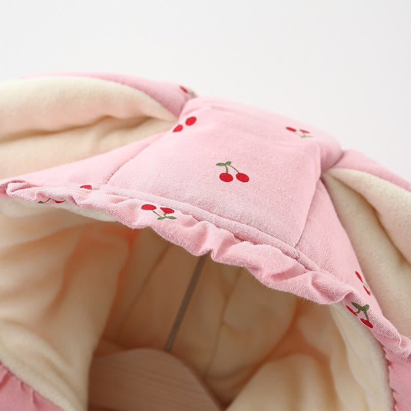 Baby Cherry Bunny Fleece Coat med veske