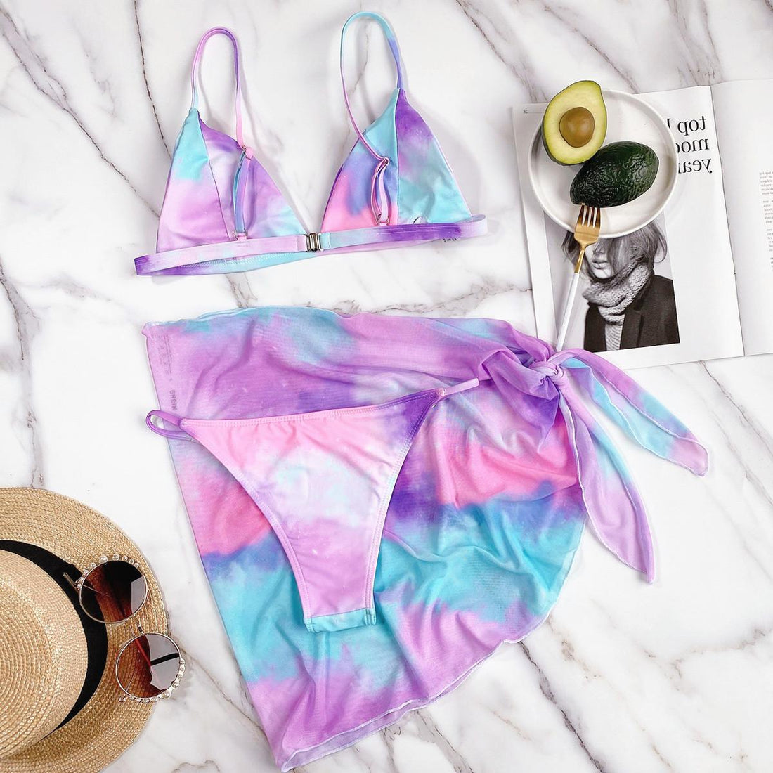 Triangle micro bikini sett Badetøy