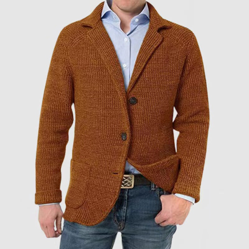 Elegant langermet jakke med kapellomme