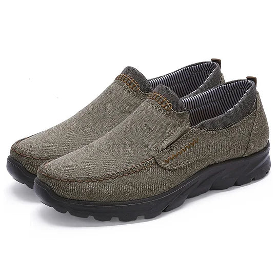 Menns Lettvekts Myke Såler Pustende Slip-On Sko - ergonomiske sko