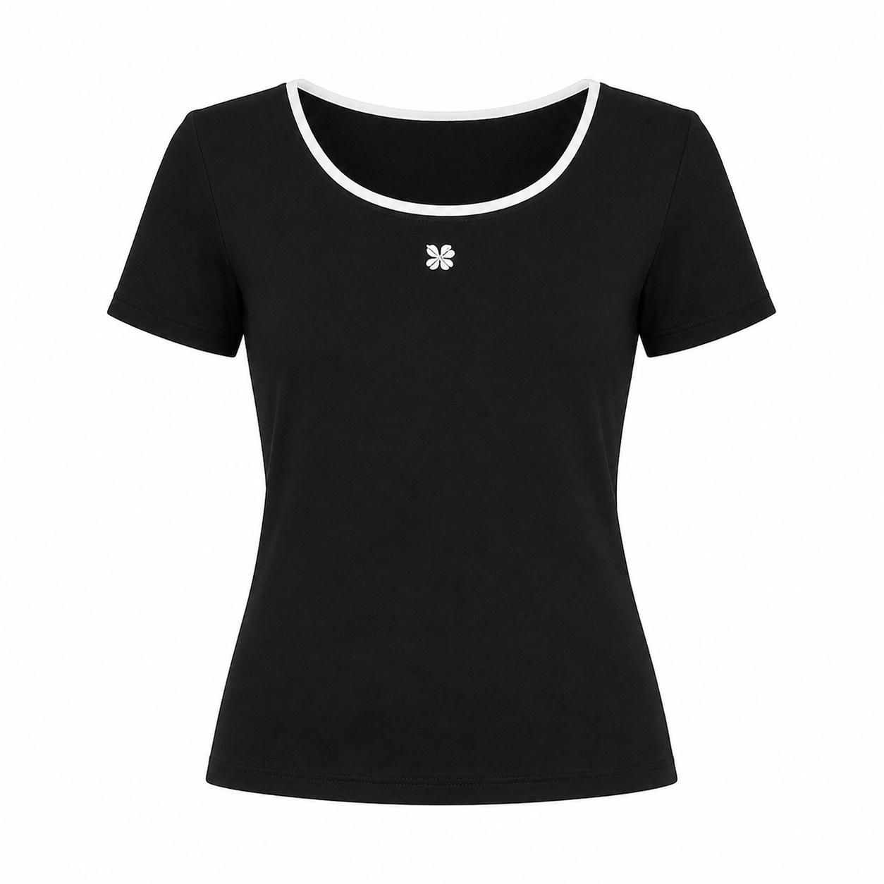 Beige Slim Fit T-skjorte til Dame – Elegant og Minimalistisk Sommertopp