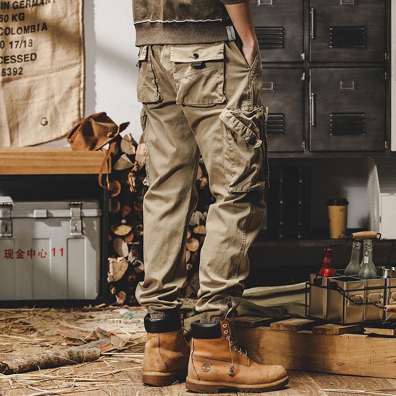 Herre løse skinny overalls med flere lommer