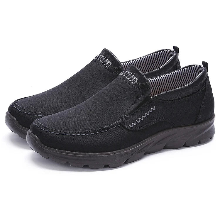 Menns Lettvekts Myke Såler Pustende Slip-On Sko - ergonomiske sko