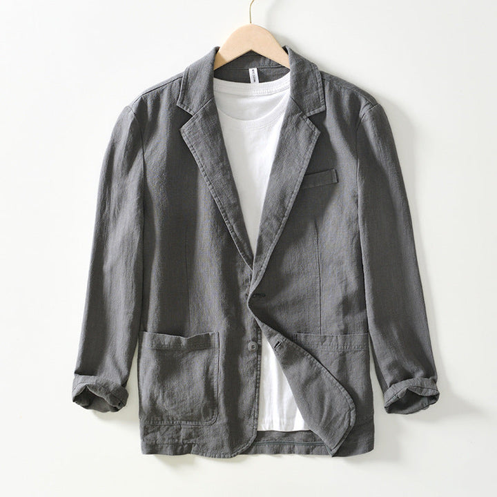 Retro Linen Blazer for menn