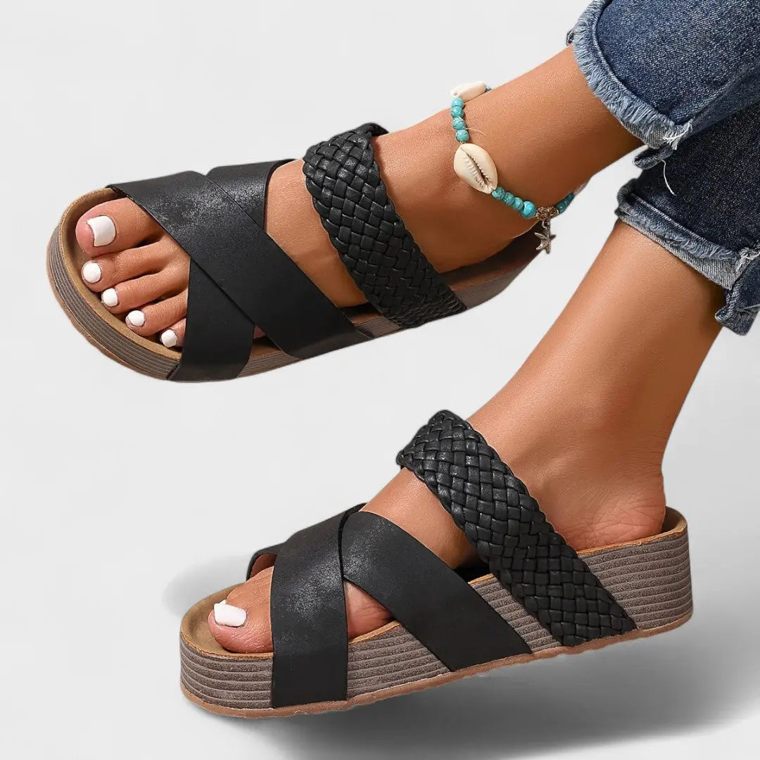 Delphine | Ortopediske skinnsandaler