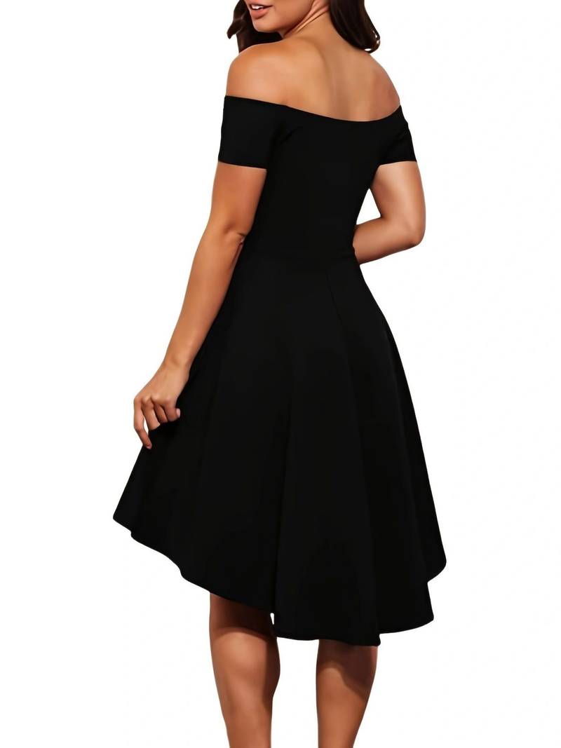 Elegant kjole uten skuldre