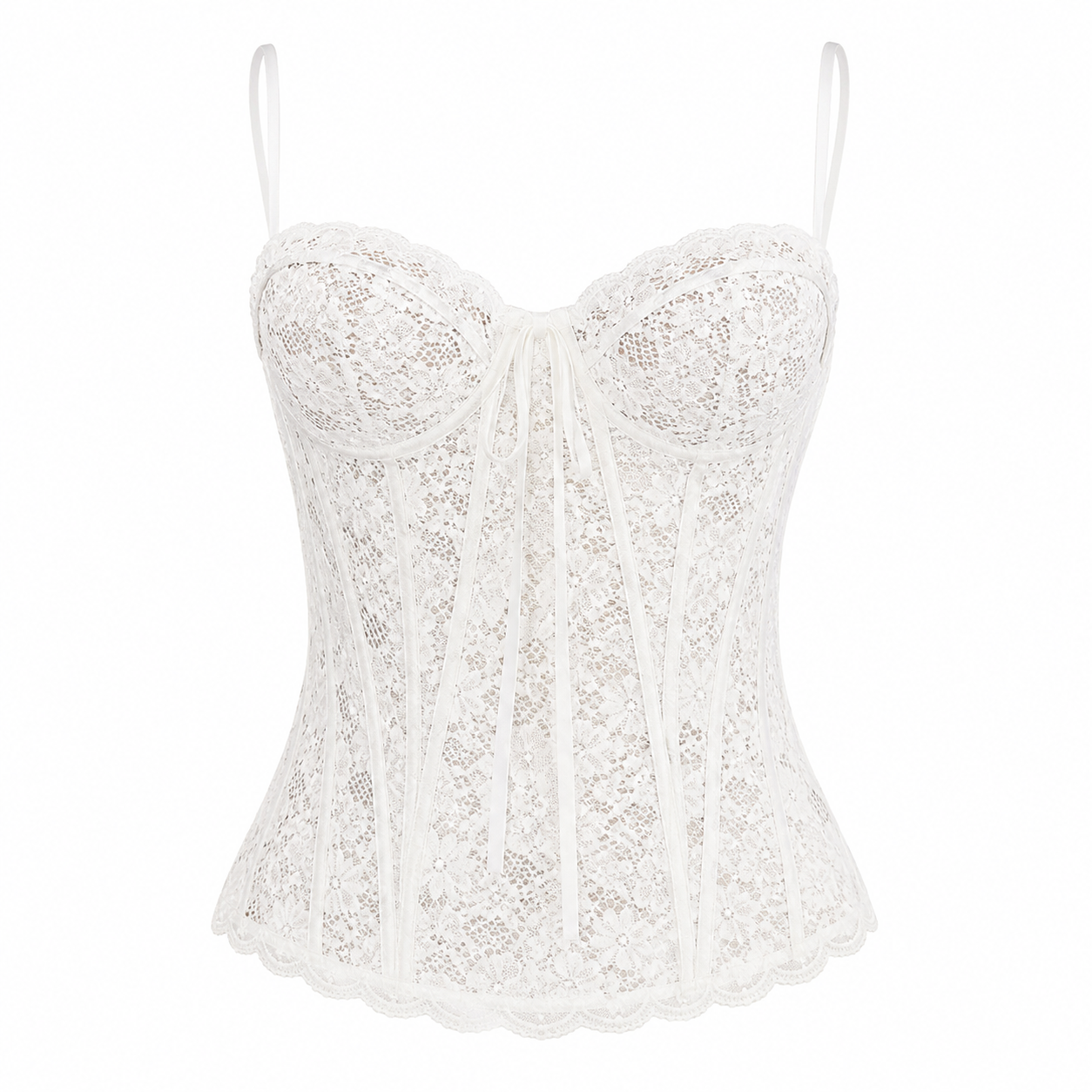 Blondetopp til Dame – Ryggløs Crop Top med Knytedetaljer og Elegant Design
