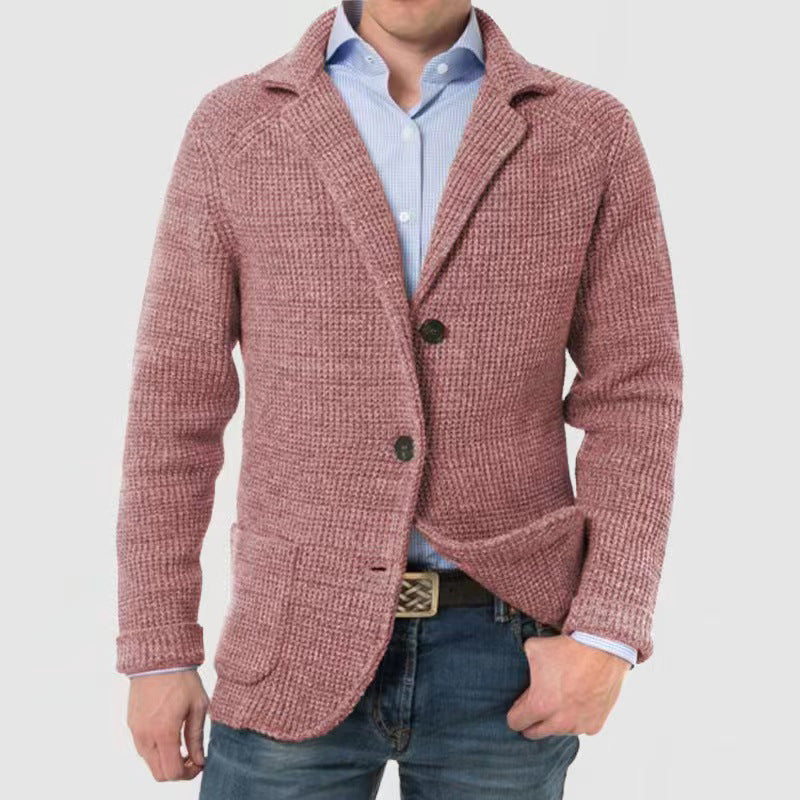 Elegant langermet jakke med kapellomme