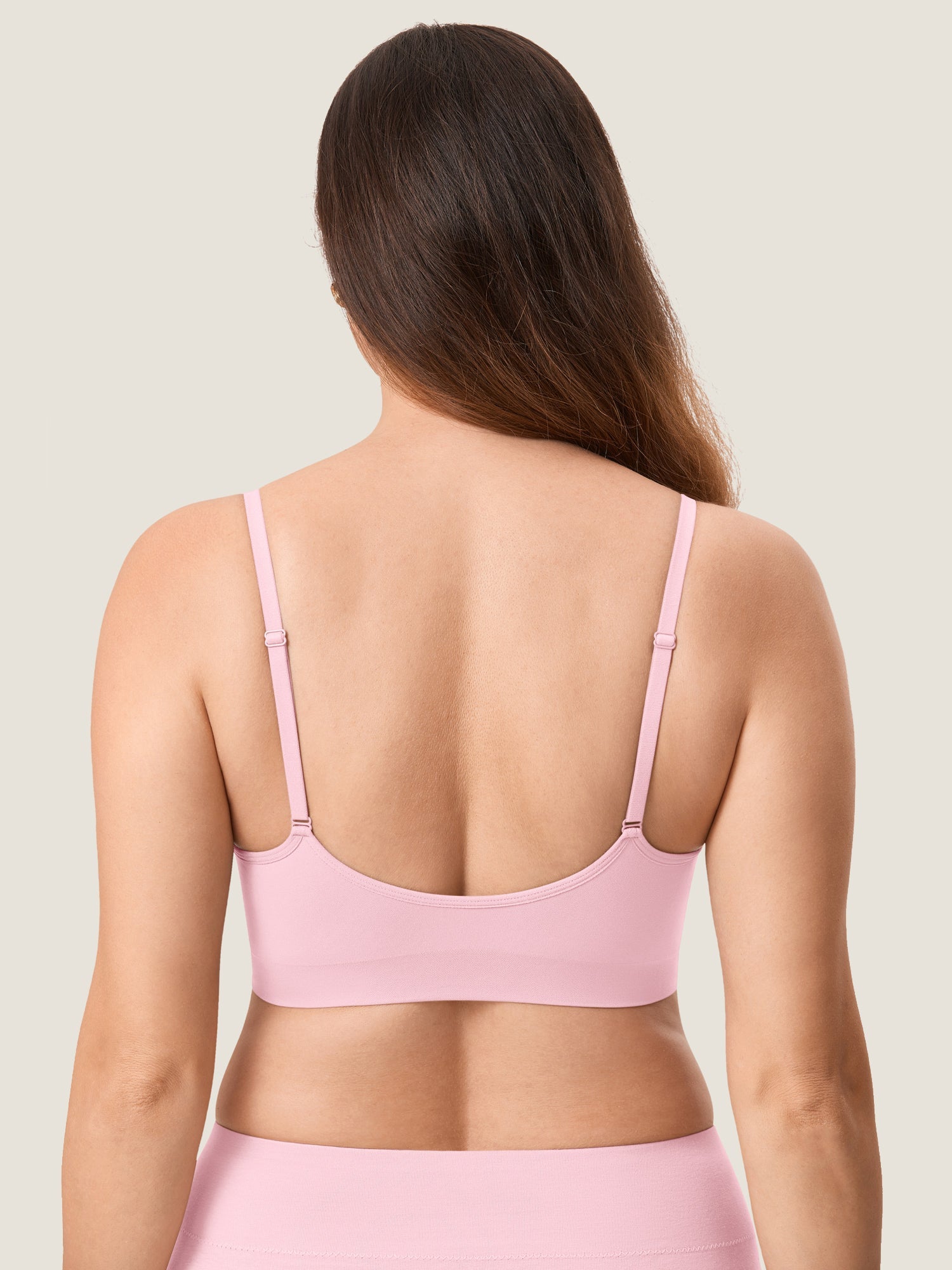 Sømløs ammebh i mykt strikk – ammebralette uten bøyle