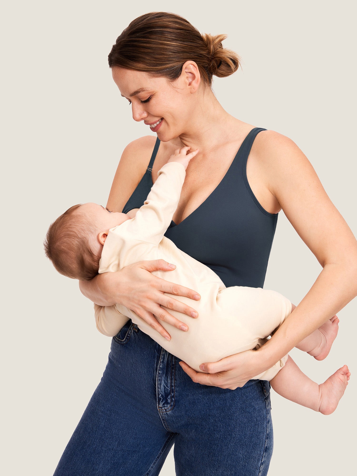 Ammetopp i croptop-modell – Natrelax® ammesinglet med innlegg
