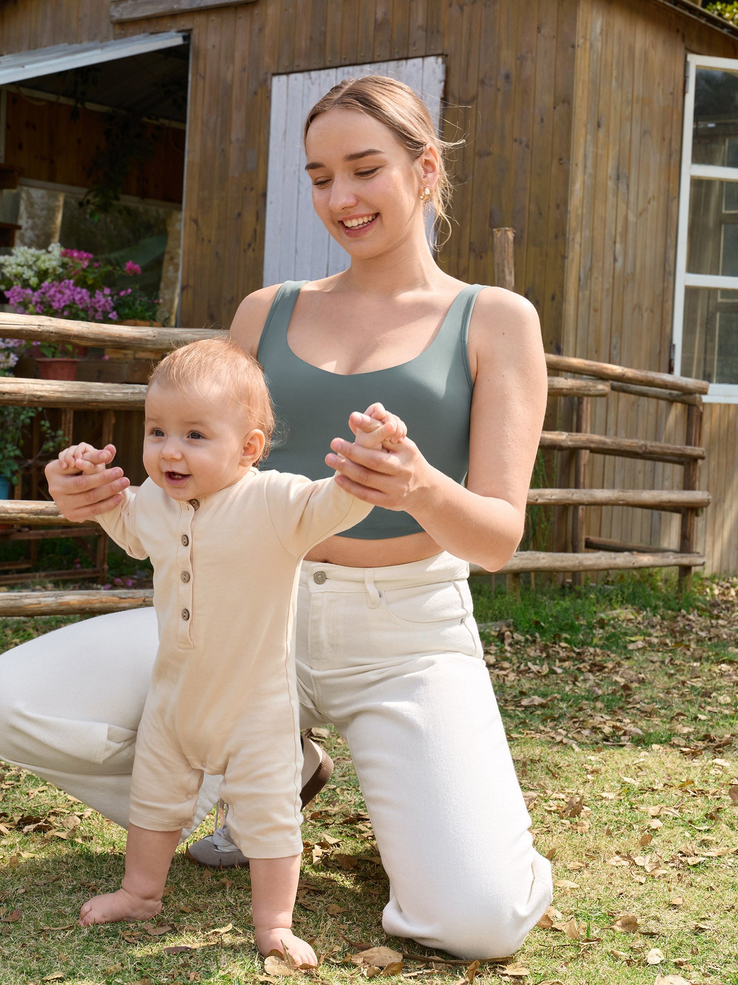 Ammetopp i croptop-modell – Natrelax® ammesinglet med innlegg