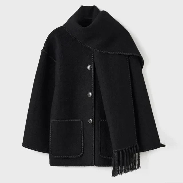 ELEGANT FRAKK MED SKJERF FOR KVINNER