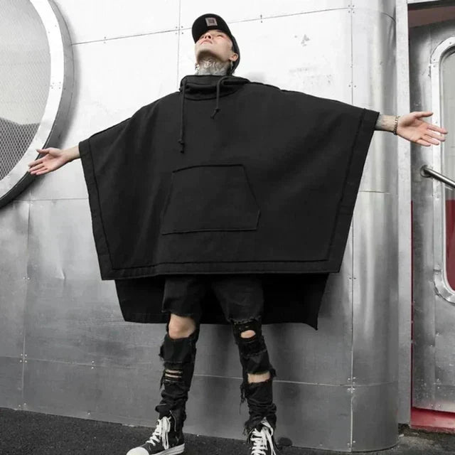 Overdimensjonert streetwear-hoodie