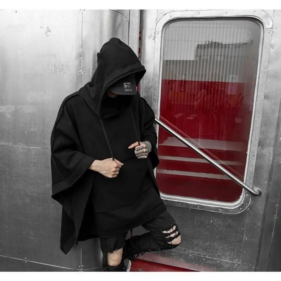Overdimensjonert streetwear-hoodie