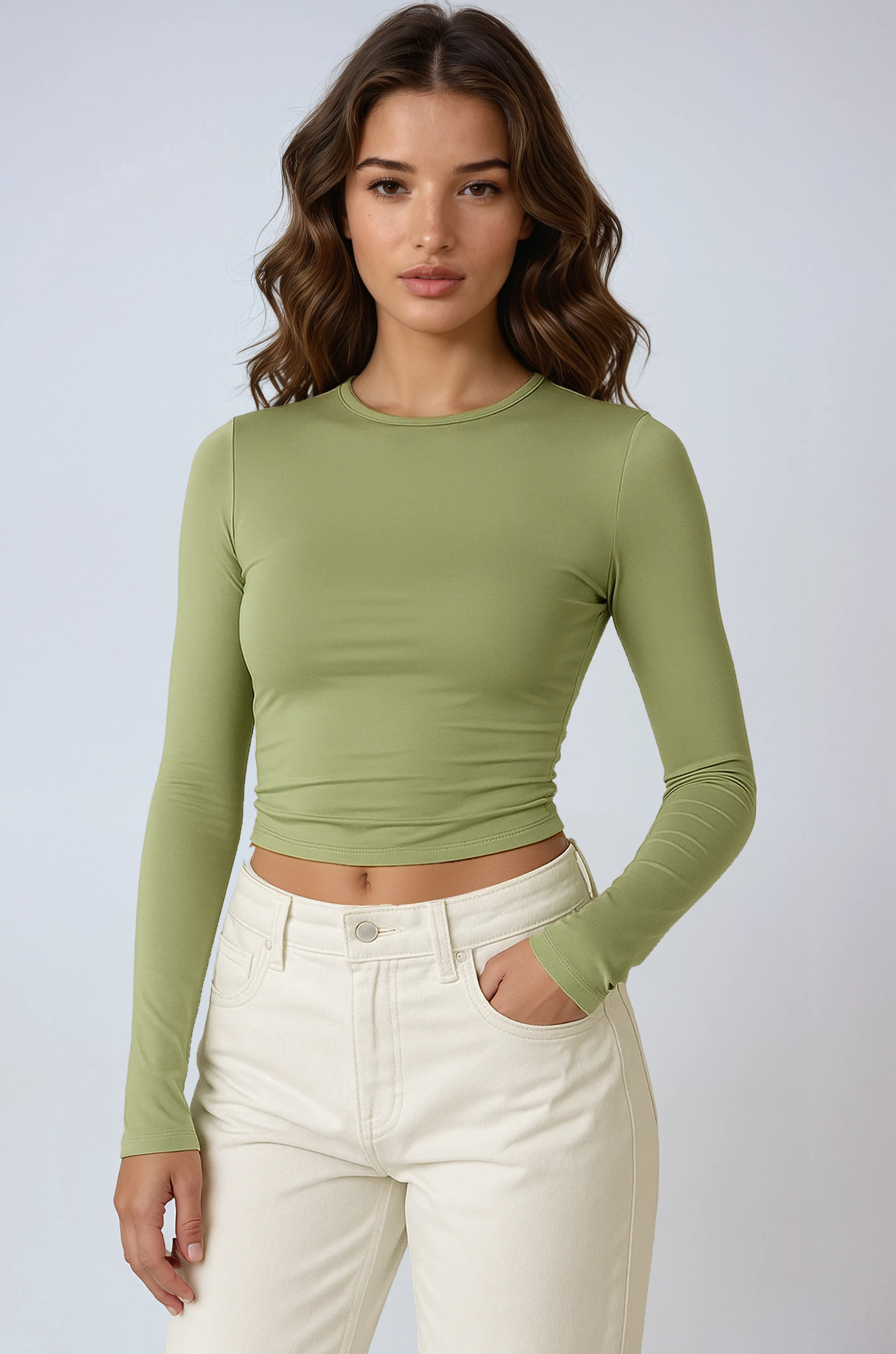 Aria Langermet Stretch Topp