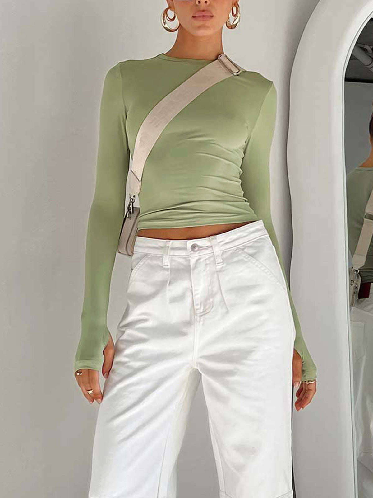 Aria Langermet Stretch Topp
