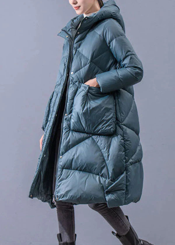 Oversized varm puffer-vinterjakke