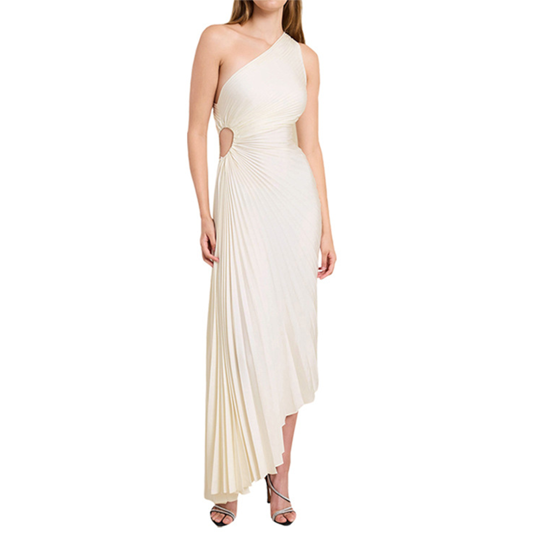 Elegant plissert kjole