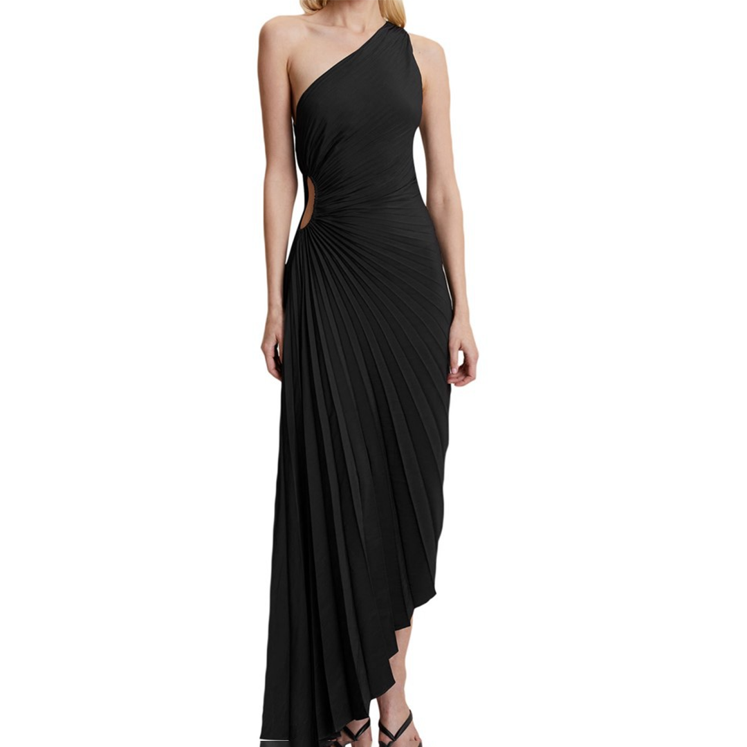 Elegant plissert kjole