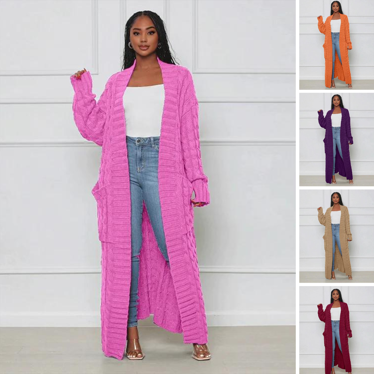 Cardigan for kvinner