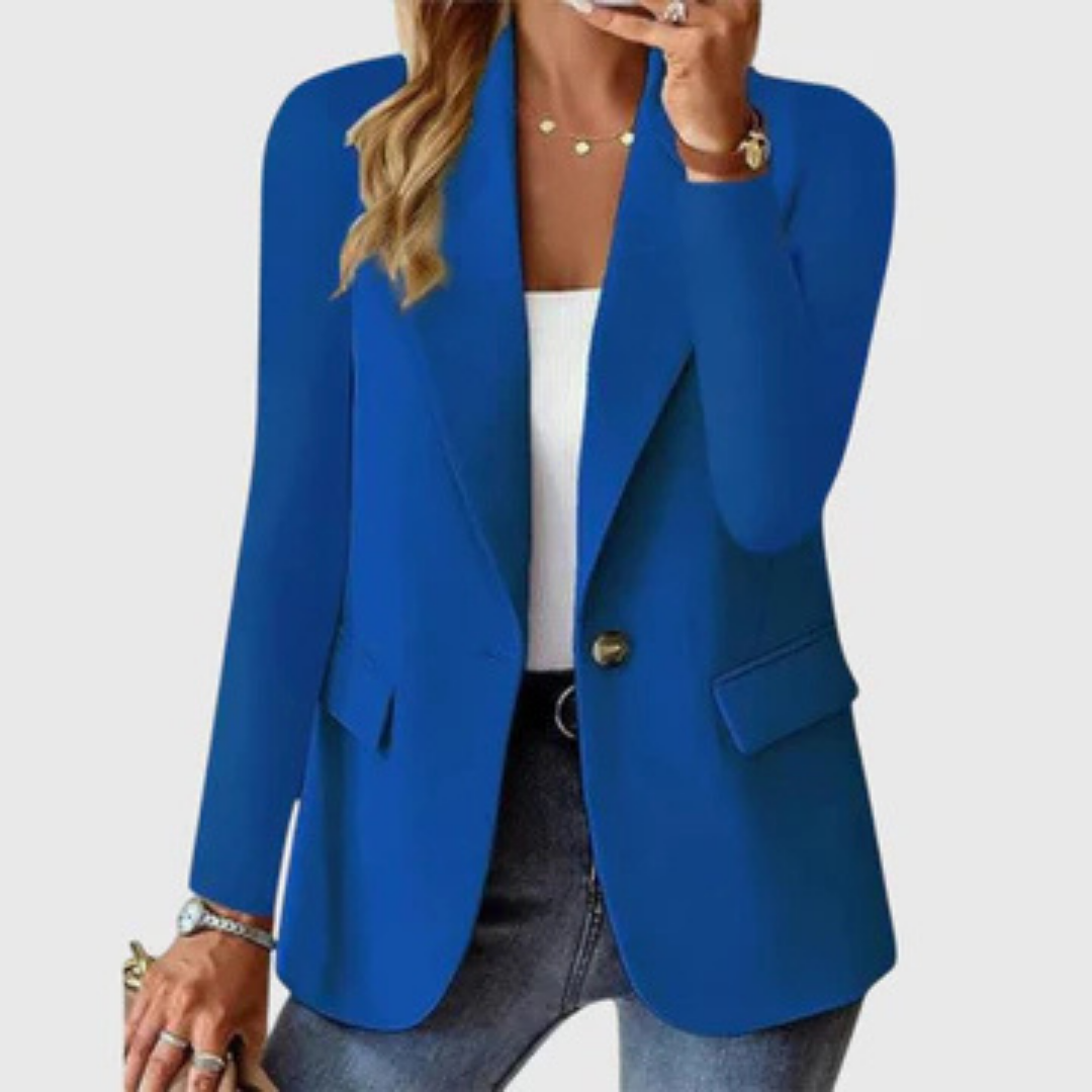 Cecile | Tilpasset blazer i ullblanding med én knapp