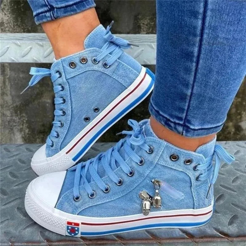 Retro høytoppsneaker - ergonomiske sko