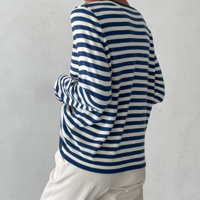Elegant stripete skjorte