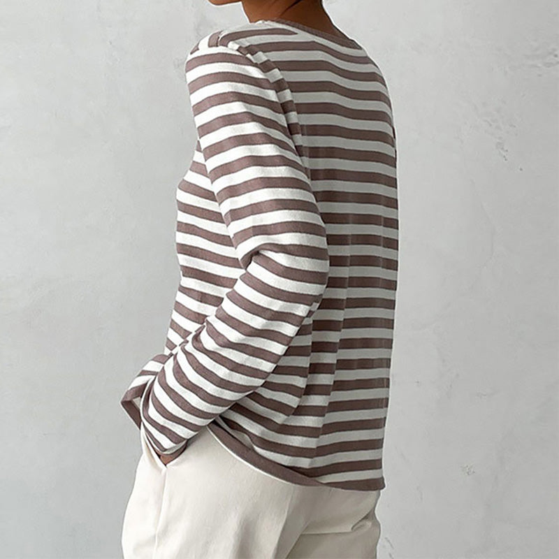 Elegant stripete skjorte