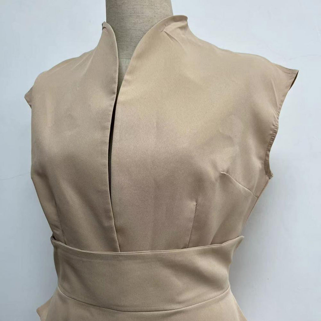 Elegant jumpsuit med vide ben