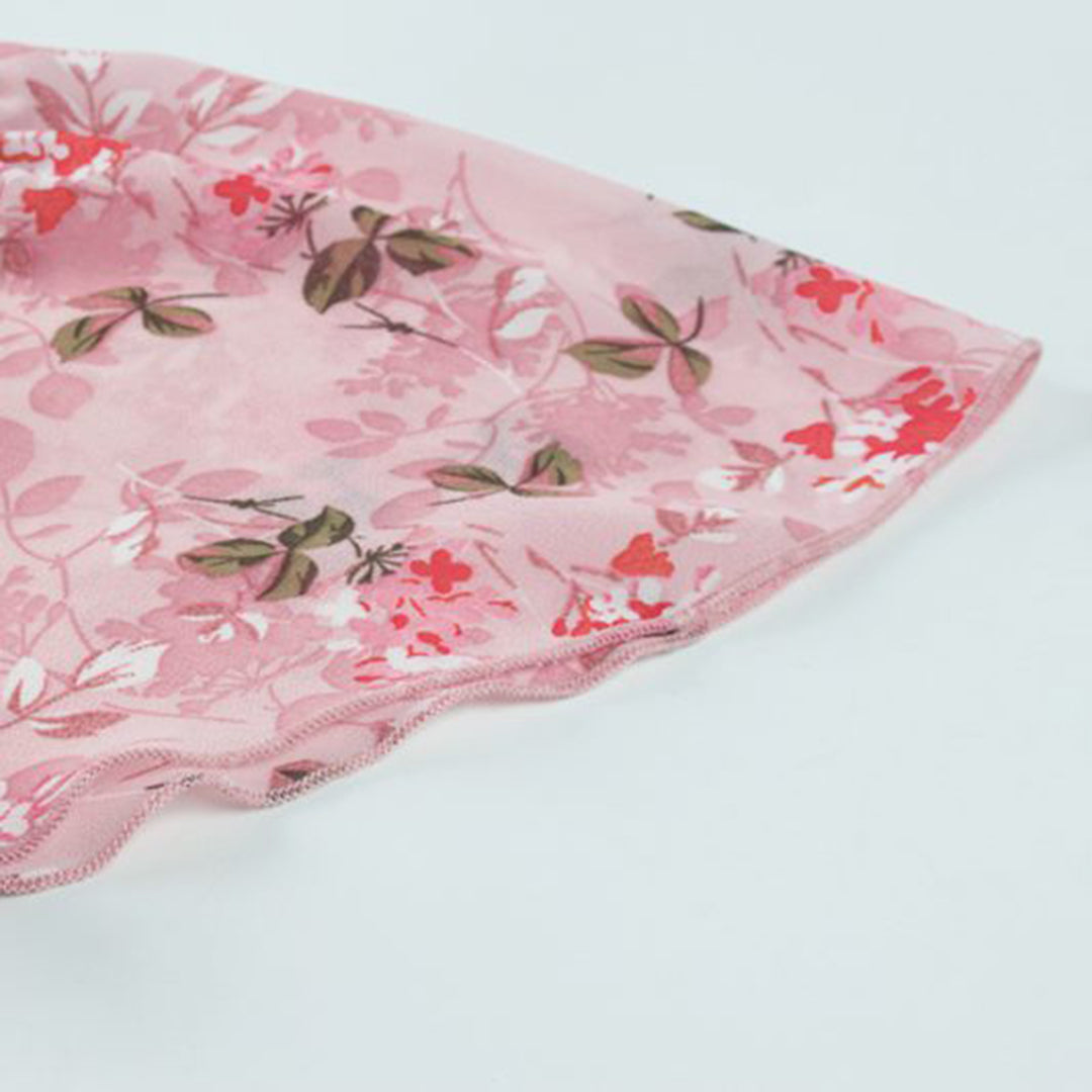 Blomstret minikjole