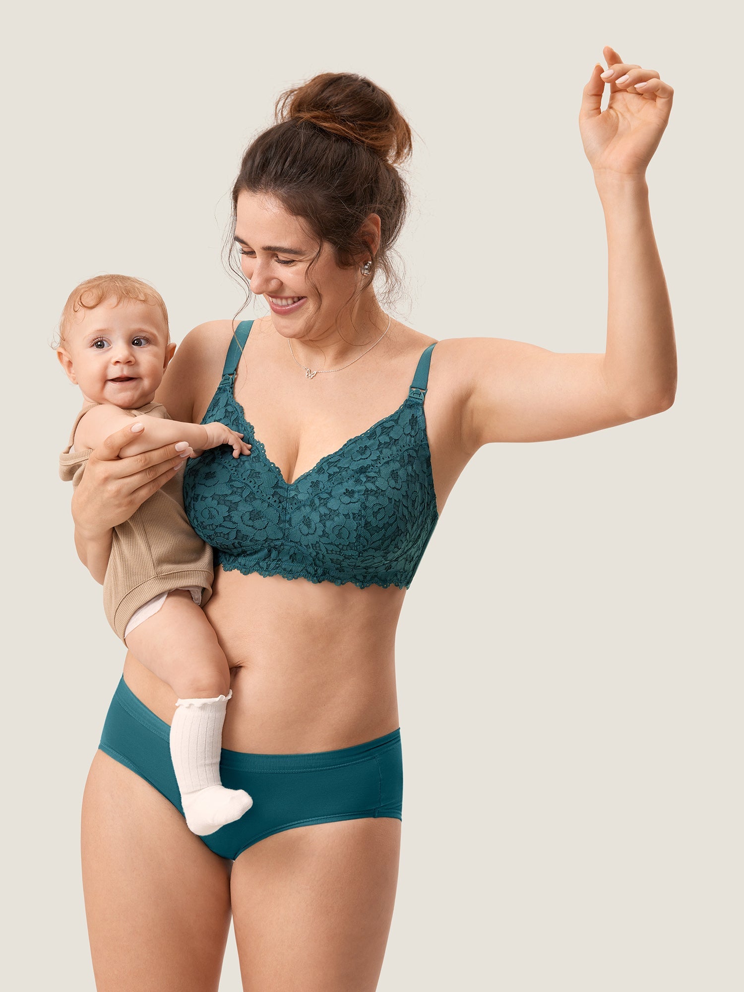 Handsfree pumpe-BH med bomullsfôr – ammebh og pumpe-BH i ett