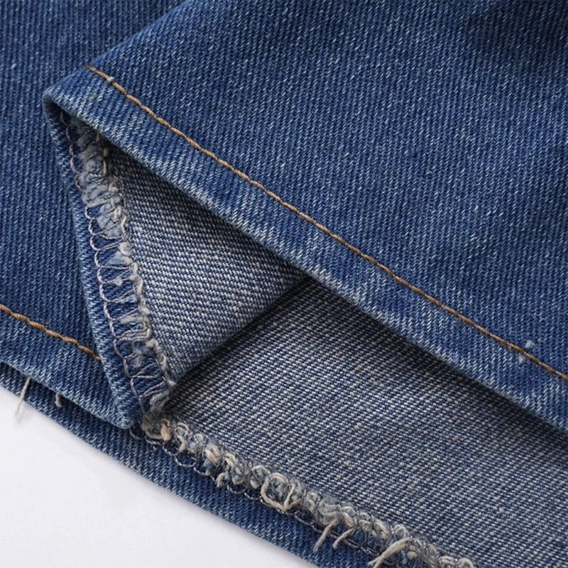 Bandeautopp i denim med blomstret choker