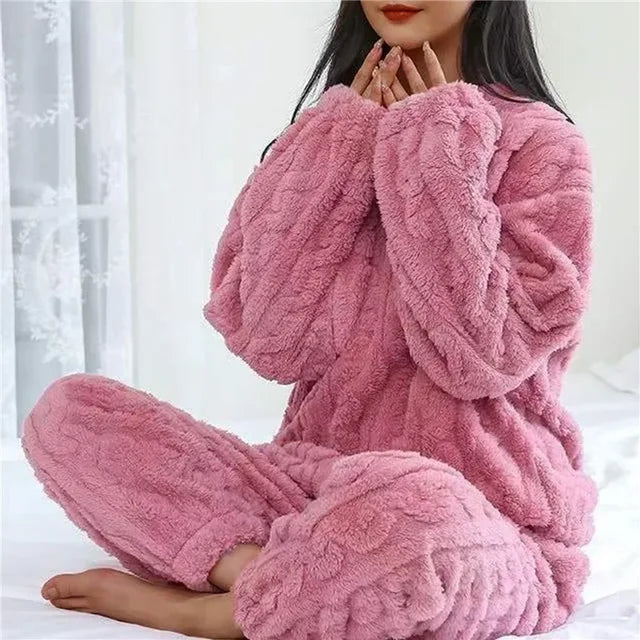 Pyjamassett i fløyel