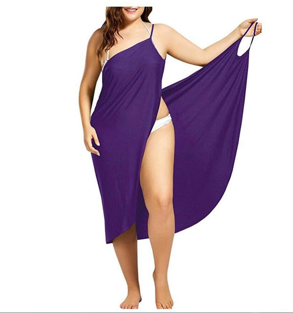 Bikinikjole med wrap
