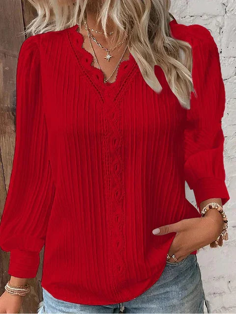Elegante, ensfargede blondetopper