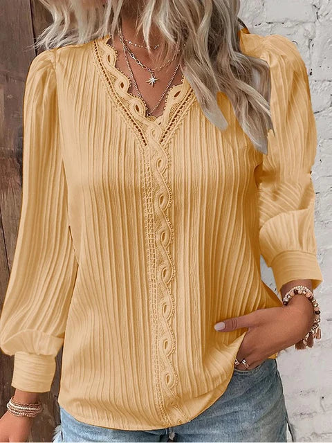 Elegante, ensfargede blondetopper