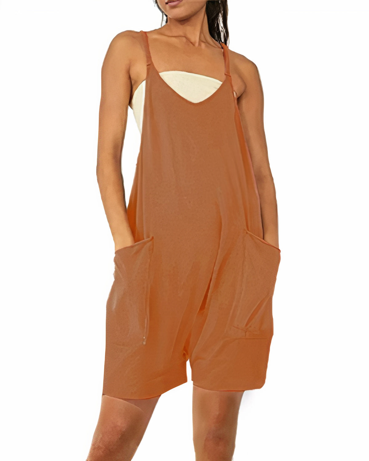 Sommerlig jumpsuit med lommer