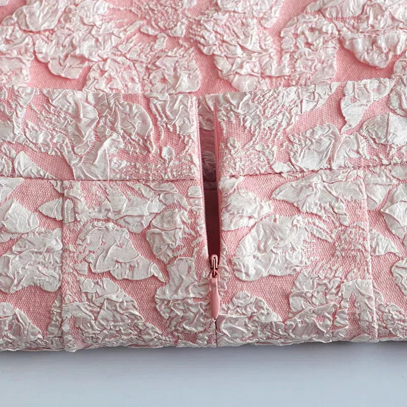 Fasjonable jacquardskjørt for kvinner