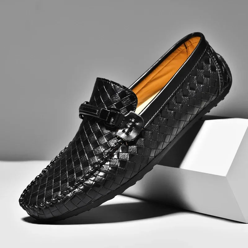 Loafers i skinn for menn