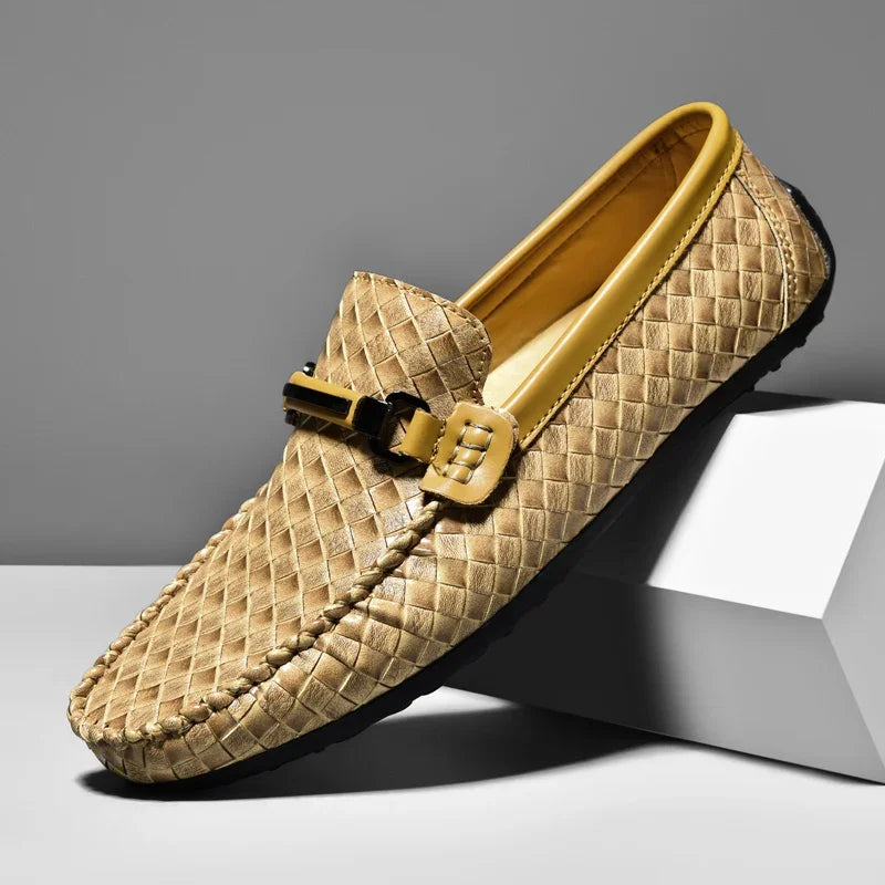 Loafers i skinn for menn