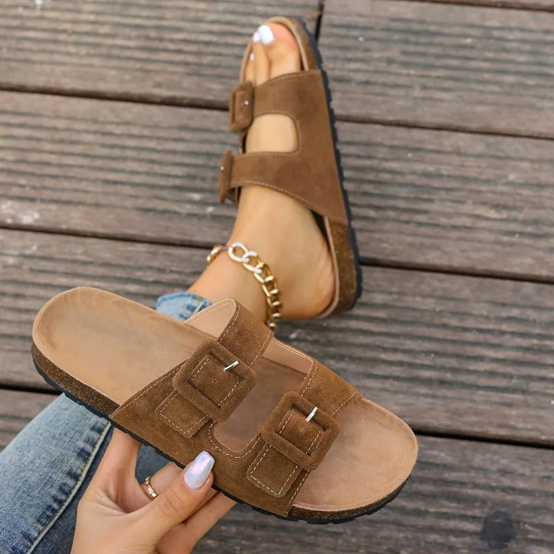 Fasjonable, sklisikre flip-flops for strand og friluftsliv