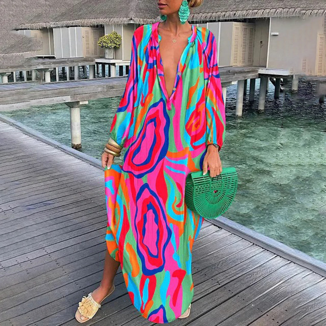 Elegant boho-kjole