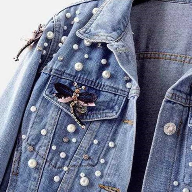 Fancy denimjakke