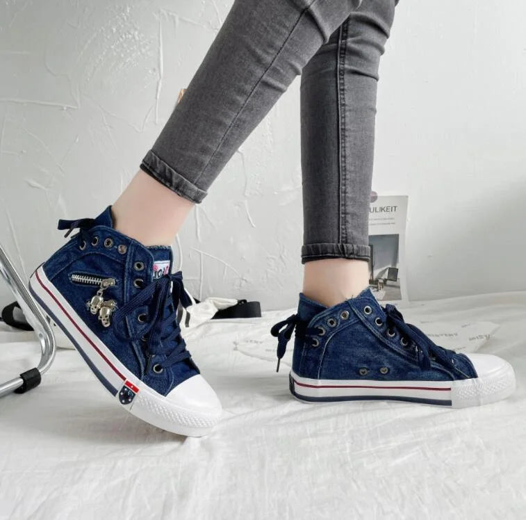 Retro høytoppsneaker - ergonomiske sko